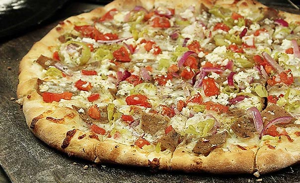 Order Mediterranean Pizza food online from Sicily Pizza & Pasta store, Spring on bringmethat.com