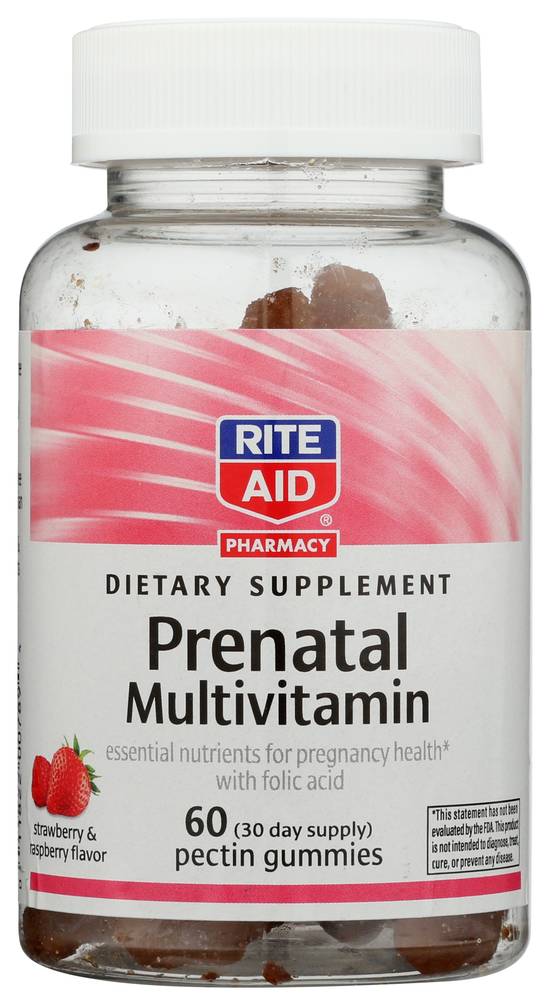 Order Rite Aid Prenatal Gummy Vitamins (60 ct) food online from Rite Aid store, Palm Desert on bringmethat.com