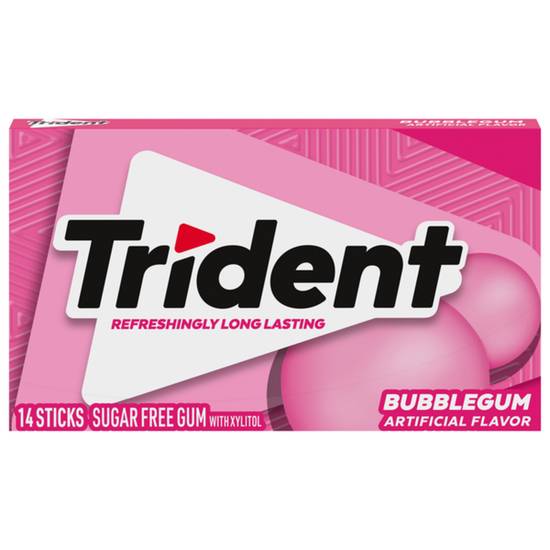 Order Trident Gum - Bubble Gum food online from IV Deli Mart store, Goleta on bringmethat.com