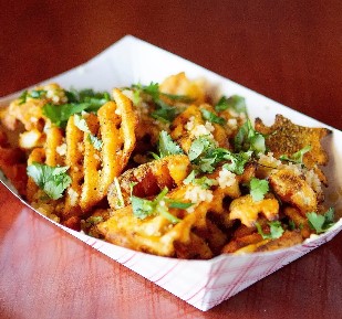 Order Garlic & Masala Fries food online from Bombay Bites store, Morgan Hill on bringmethat.com