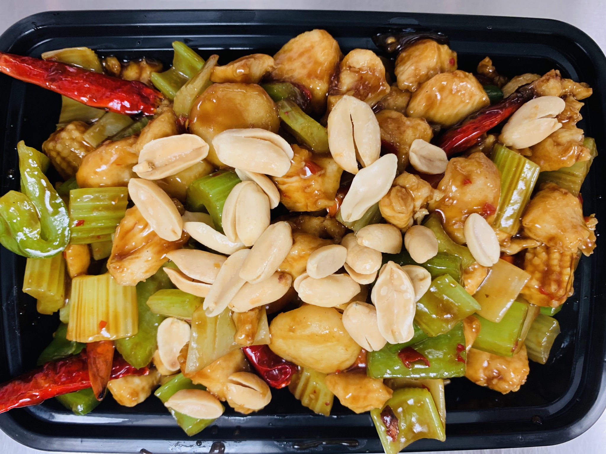 Order C6. Kung Pao Chicken(spicy) food online from Asian Chef store, Las Vegas on bringmethat.com