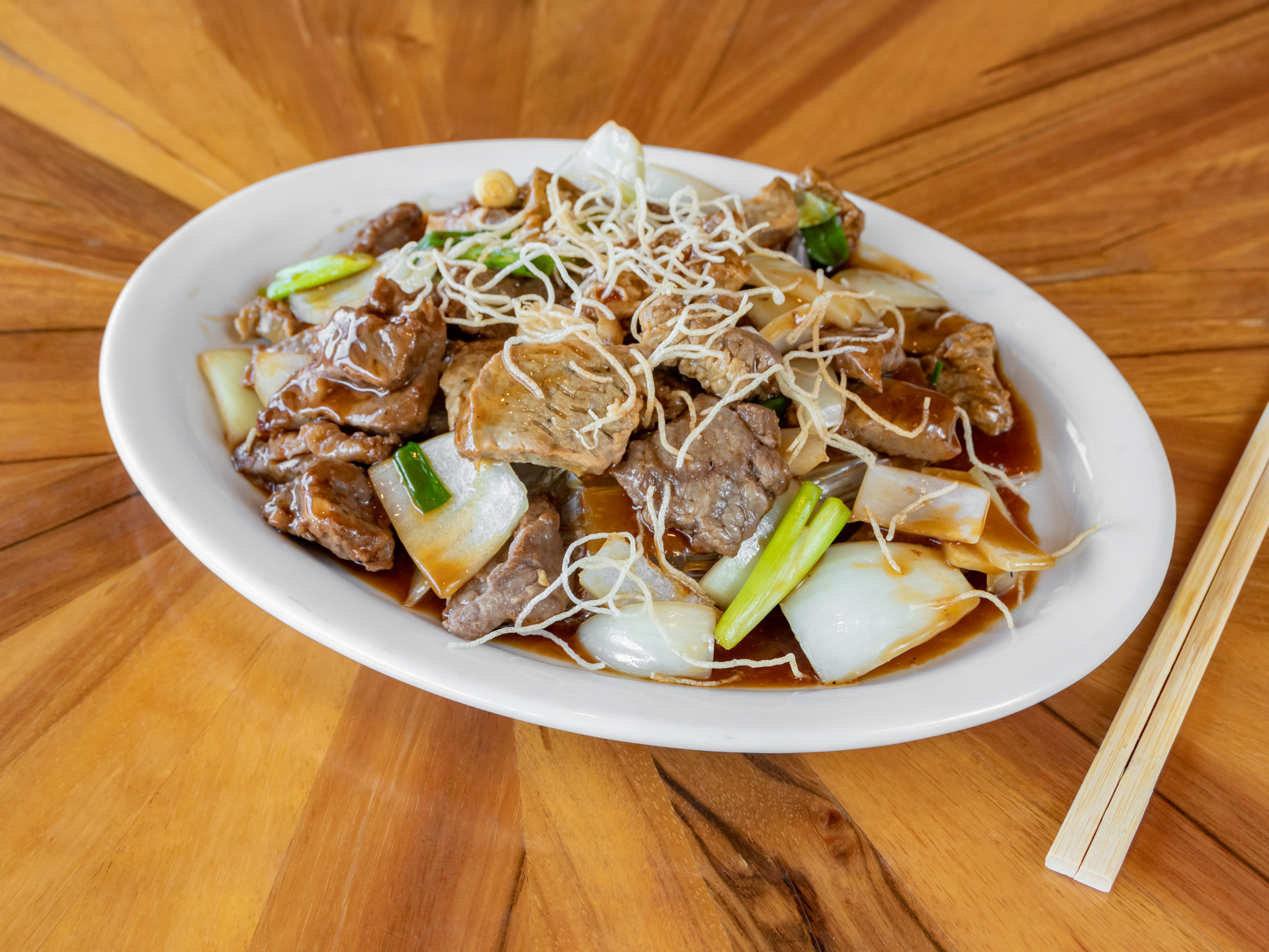 Order Mongolian Beef food online from Peppers Thai store, Palm Springs on bringmethat.com