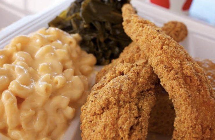 Order Deluxe Dinner  food online from Lady J Soul Food store, Pittsburg on bringmethat.com