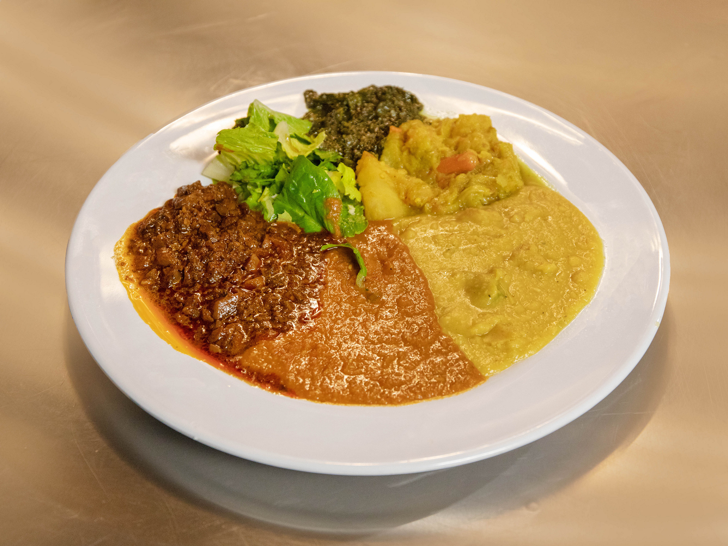 Order Veggie Combo for 1 food online from Axum Cafe store, San Francisco on bringmethat.com