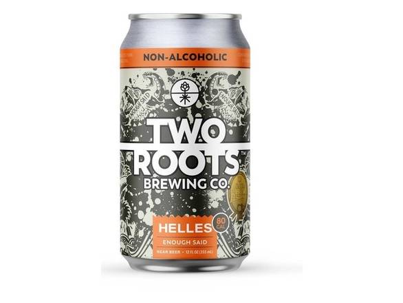 Order Two Roots Brewing Co. Enough Said - Non-Alcoholic Helles - 6x 12oz Cans food online from Mac's Liquor store, Hopkins on bringmethat.com