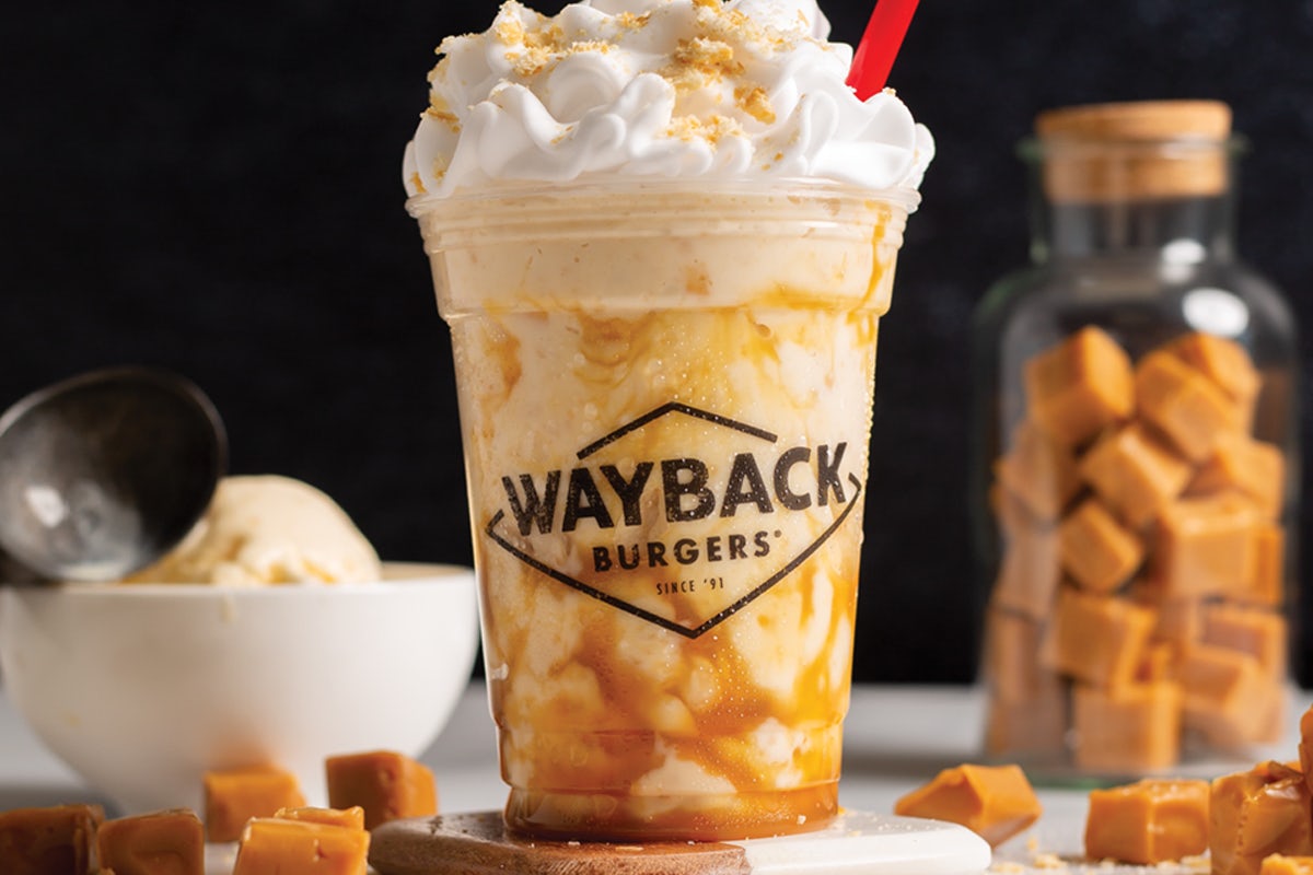 Order Salted Caramel Shake food online from Wayback Burger store, Mint Hill on bringmethat.com