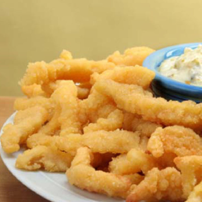 Order Breaded Clam Strips food online from Dixon Seafood Shoppe store, Peoria on bringmethat.com