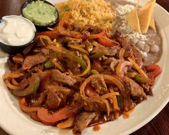 Order Fajitas Traditional - Steak food online from Mexico Restaurant store, Atlantic City on bringmethat.com