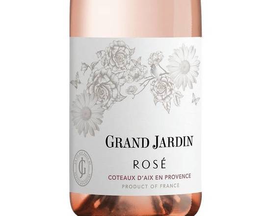 Order Grand Jardin, Coteaux d'Aix-en-Provence Rosé (2020) · 750 mL  food online from House Of Wine store, New Rochelle on bringmethat.com