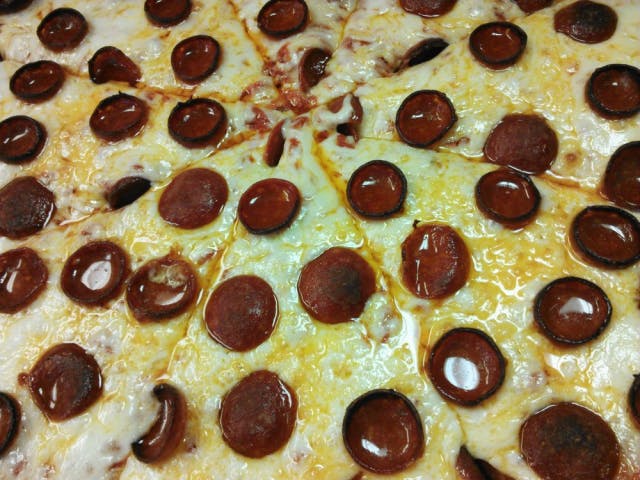 Order Cheese & Pepperoni Pizza - Personal 9'' food online from Tks Pizza store, West Seneca on bringmethat.com