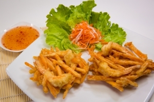 Order A9 Banh Tom Co Ngu food online from Saigon Cafe store, Cherokee County on bringmethat.com