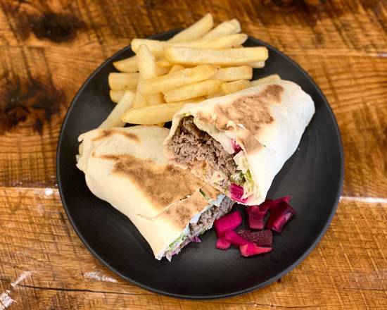 Order Kufta Kabab Sandwich food online from Jerusalem Bakery & Grill store, Roswell on bringmethat.com