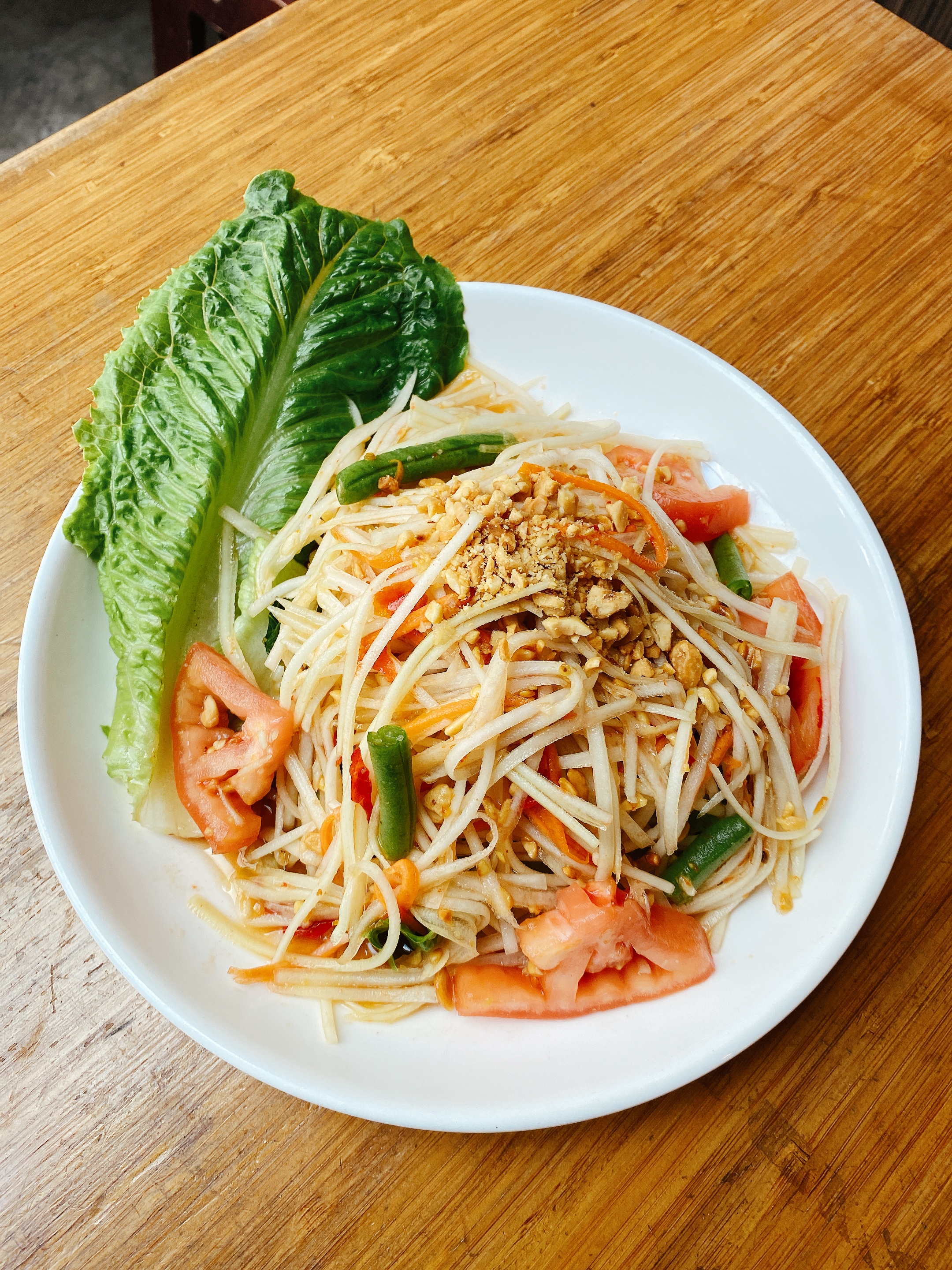 Order Green Papaya Salad food online from Ghang thai kitchen store, Brooklyn on bringmethat.com