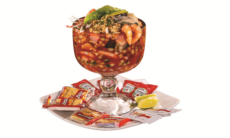 Order 58. Coctel Campechanas food online from Malta Mexican Seafood store, Lake Forest on bringmethat.com