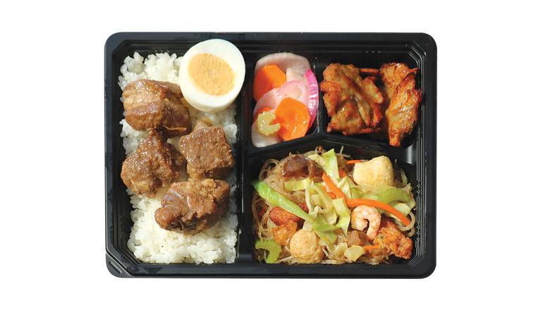 Order Pork Adobo Bento Bx food online from Grill City store, Carson on bringmethat.com