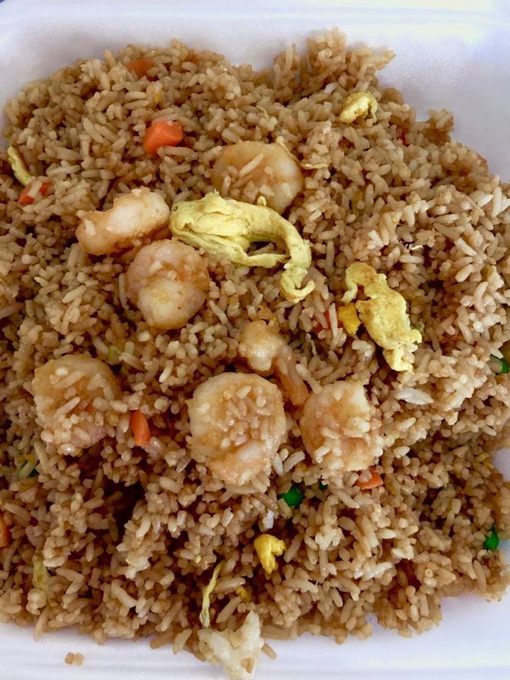 Order 606. Shrimp Fried Rice food online from Peking Dragon Chinese Restaurant store, Desoto on bringmethat.com
