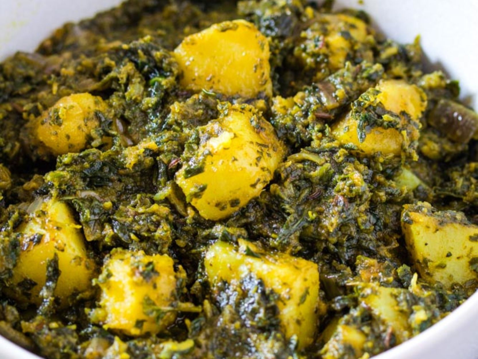 Order Aloo Palak food online from Kabab House store, Atlantic City on bringmethat.com