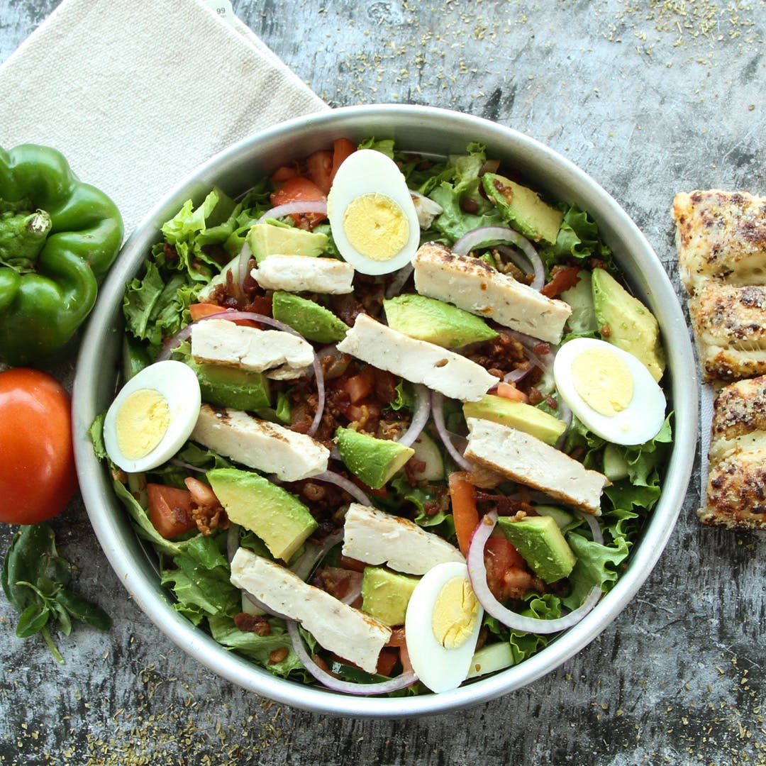 Order Cobb Salad - Small food online from Freaking Good Pizza store, Toledo on bringmethat.com