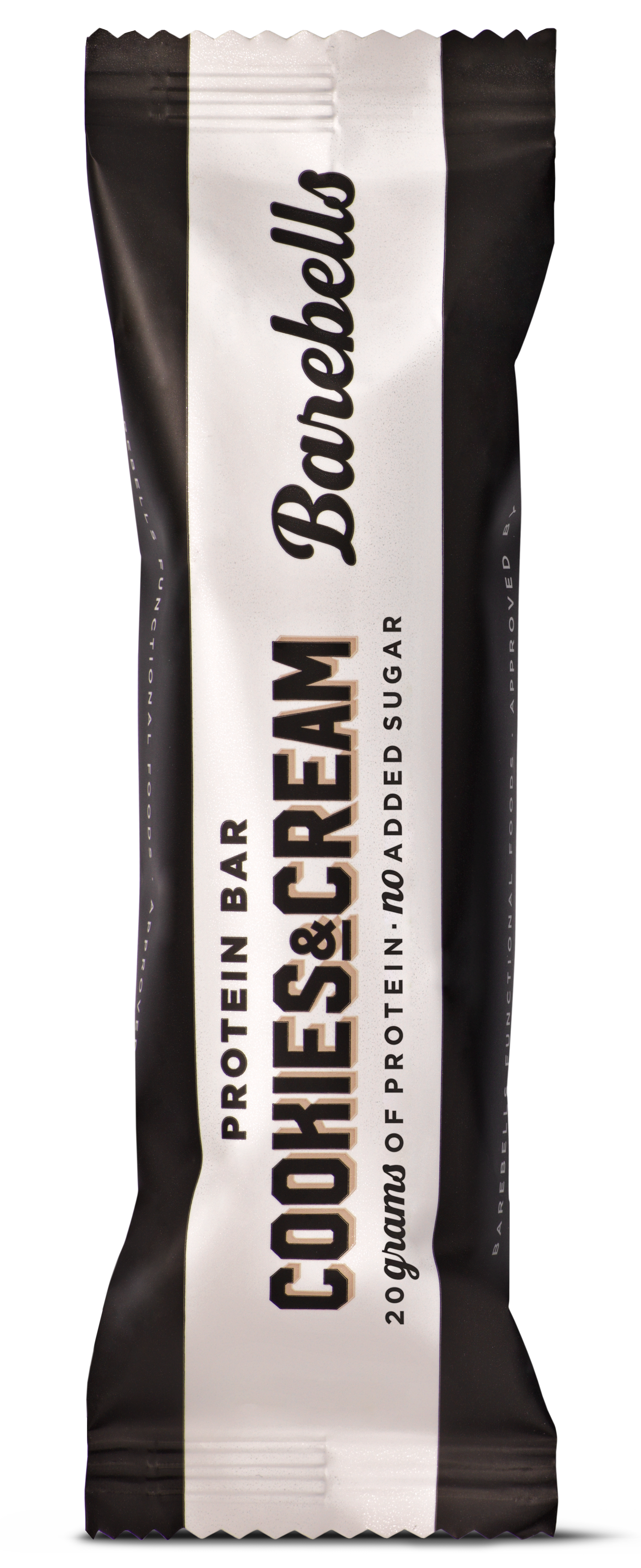 Order Barebells Protein Bar Cookies and Cream 1.94oz food online from Extramile store, San Diego on bringmethat.com