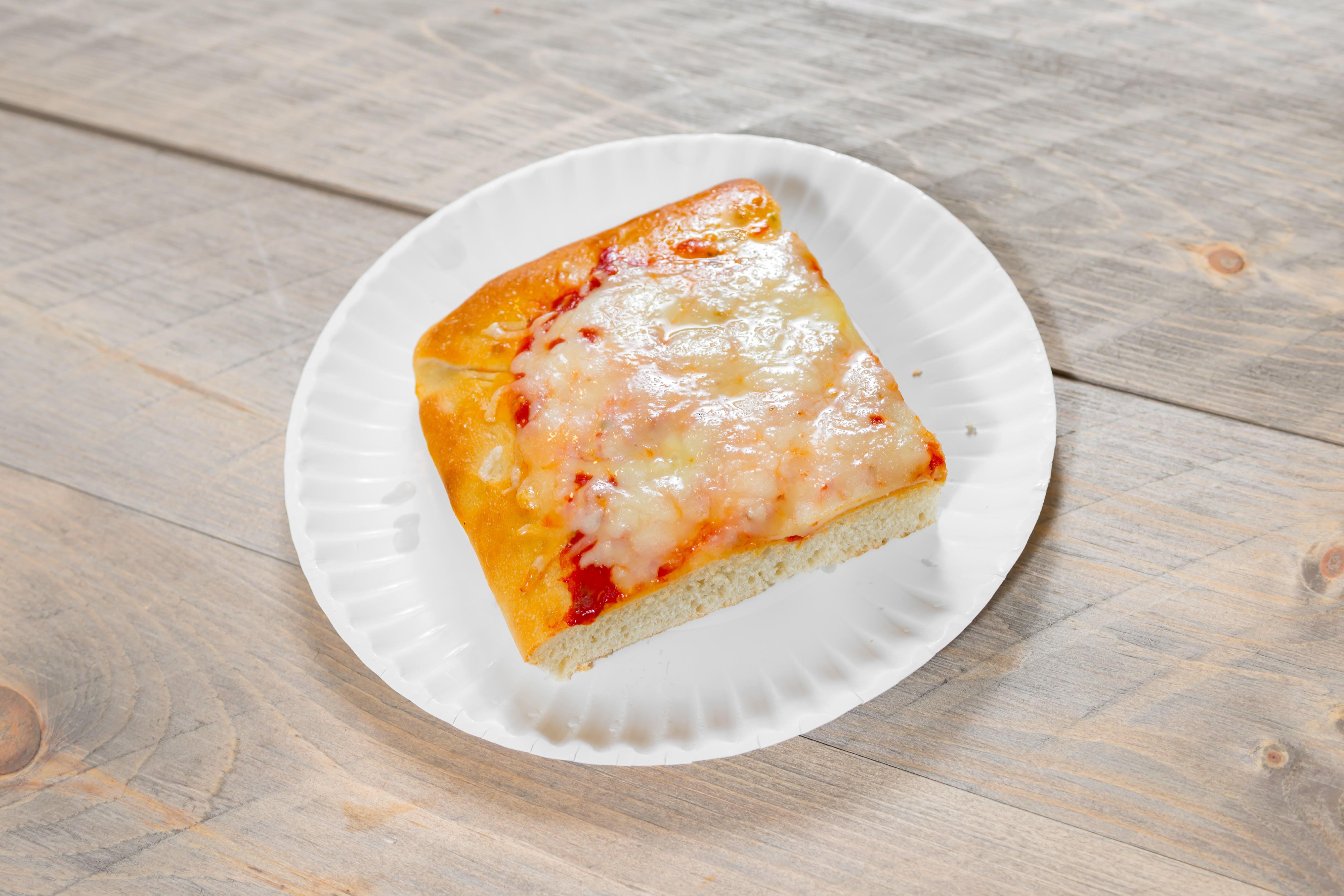Order Sicilian Cheese Pizza Slice - Slice food online from A&M Pizza Restaurant store, Lebanon on bringmethat.com