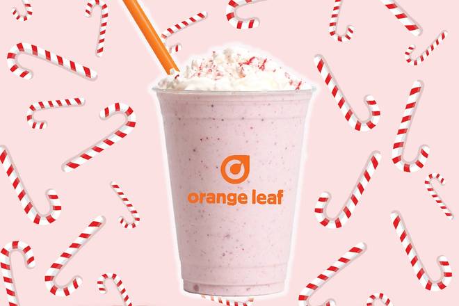 Order White Chocolate Peppermint food online from Orange Leaf store, Ames on bringmethat.com