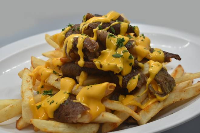Order Gyro Cheese Fries food online from Flynn's Eats store, Richfield on bringmethat.com
