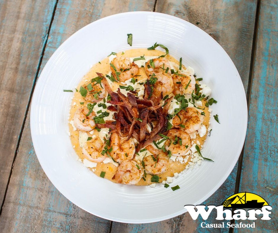 Order Regular Cajun Shrimp and Grits food online from Wharf Casual Seafood on Atlanta Hwy. store, Montgomery on bringmethat.com