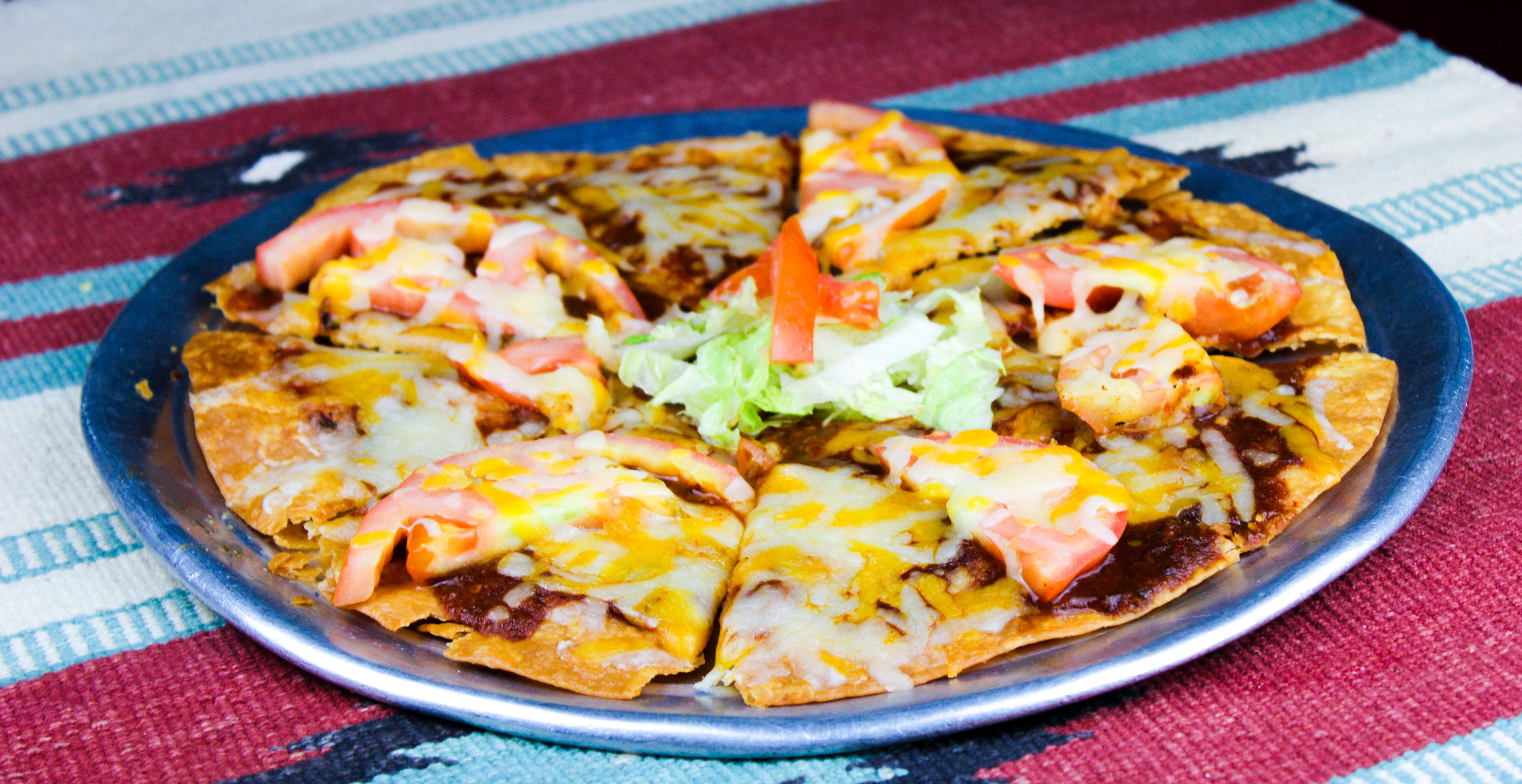 Order New Mexican Pizza food online from Los Dos Molinos store, Mesa on bringmethat.com