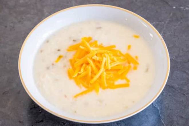 Order Loaded Baked Potato Soup food online from Spudz store, Locust Grove on bringmethat.com