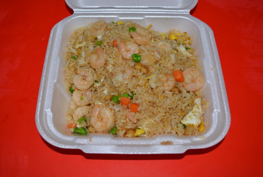 Order FR10. Salted Fish and Shrimp Fried Rice food online from Canton Express store, Plano on bringmethat.com