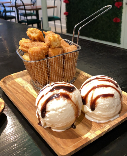 Order Churros with Ice Cream food online from Jardin Latino store, Pompton Lakes on bringmethat.com