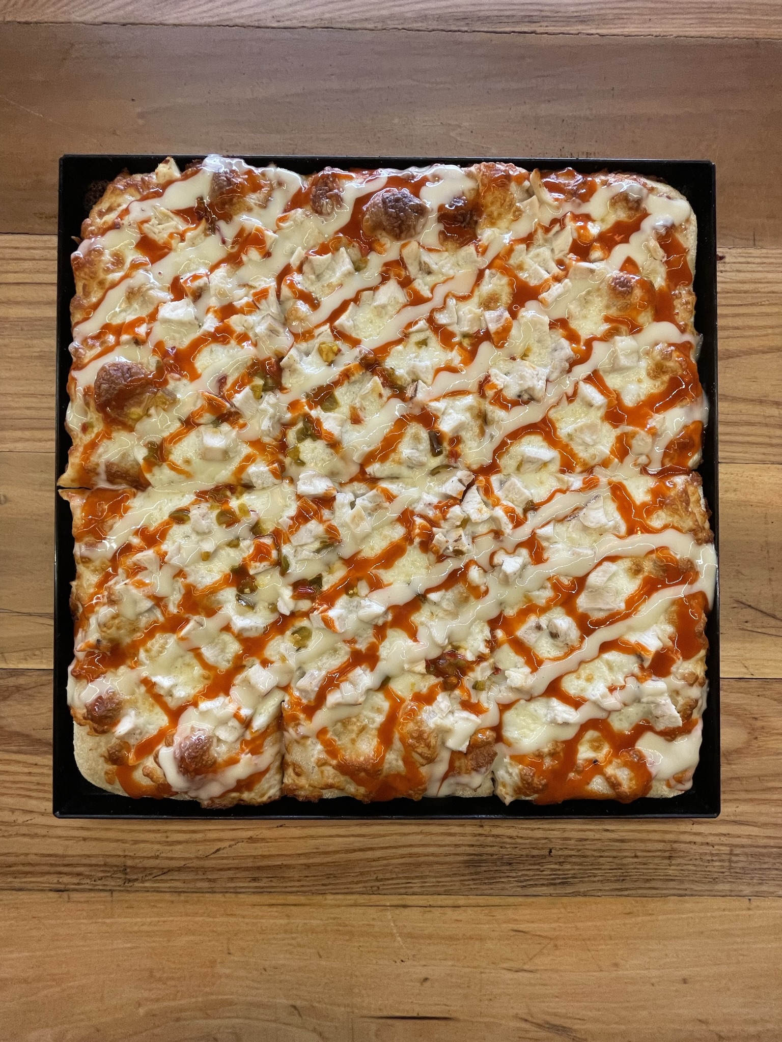 Order Buffalo Chicken Pizza food online from Sqr Artisan Pizza store, Summit on bringmethat.com