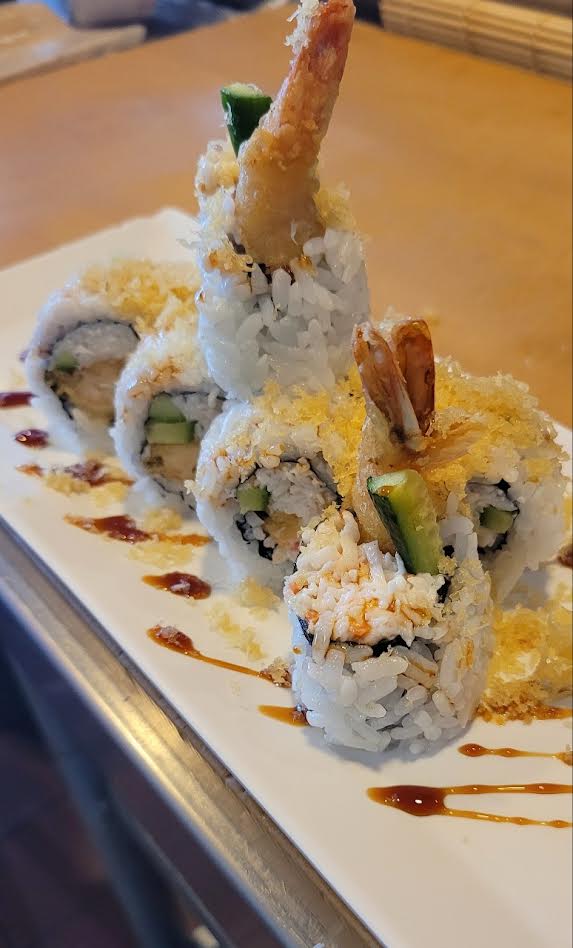 Order Shrimp Tempura Crunch Roll food online from Jin Sushi store, Downey on bringmethat.com