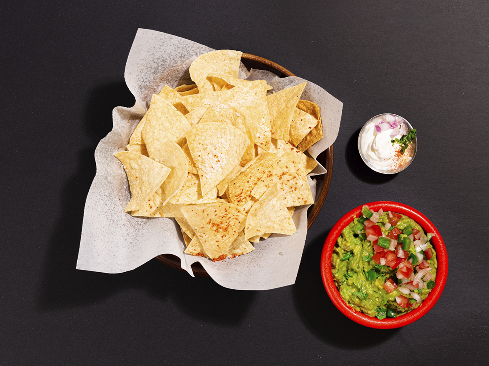 Order Chips and Guacamole food online from Casa De Cool Mexican Cantina store, Dallas on bringmethat.com