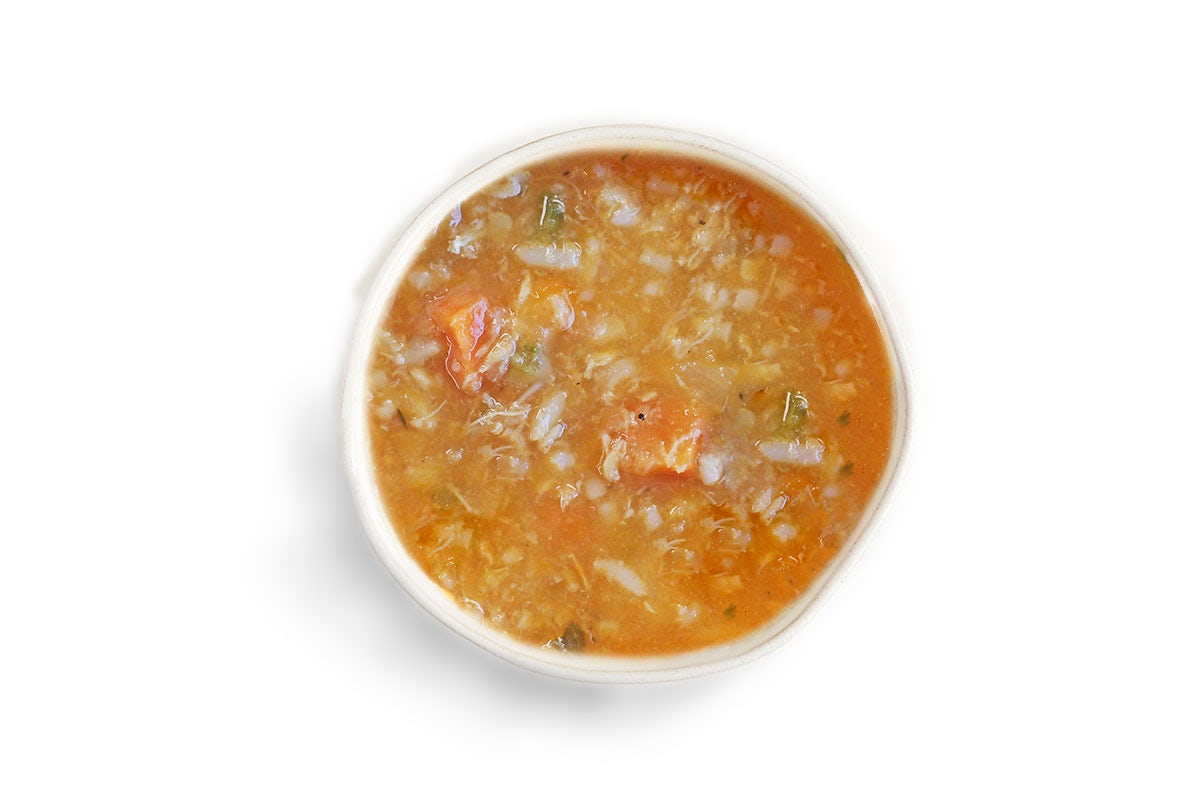Order Spicy Crab & Rice food online from Zoup! store, St. Joseph on bringmethat.com