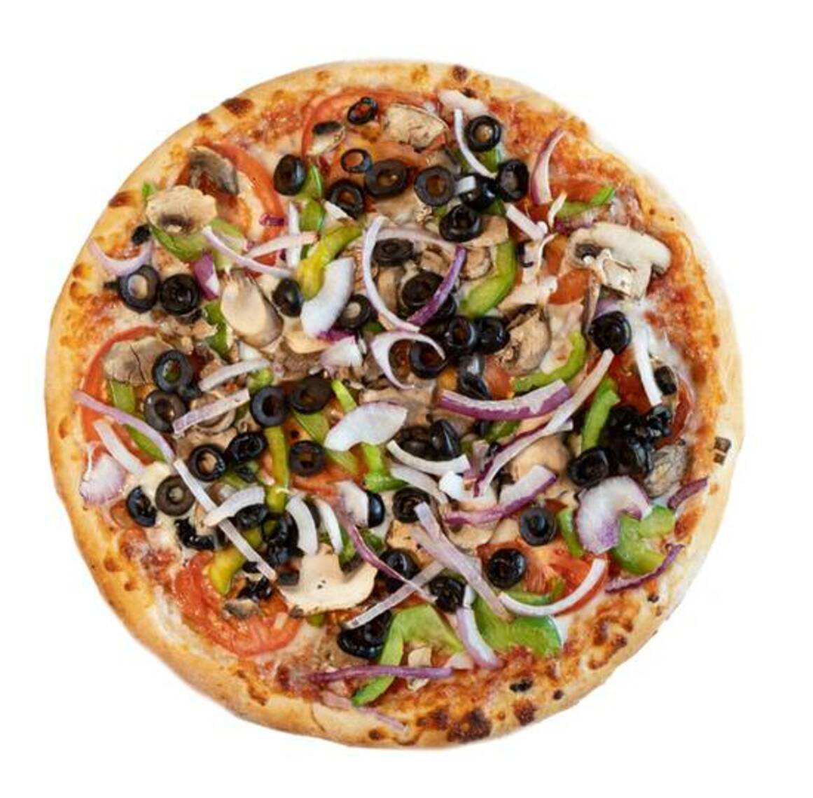 Order Plain Jane Veggie (8" Personal) food online from Peace Love And Pizza store, Alpharetta on bringmethat.com