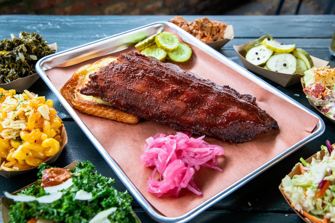 Order Ribs PLATTER food online from Babygold Barbecue store, Berwyn on bringmethat.com