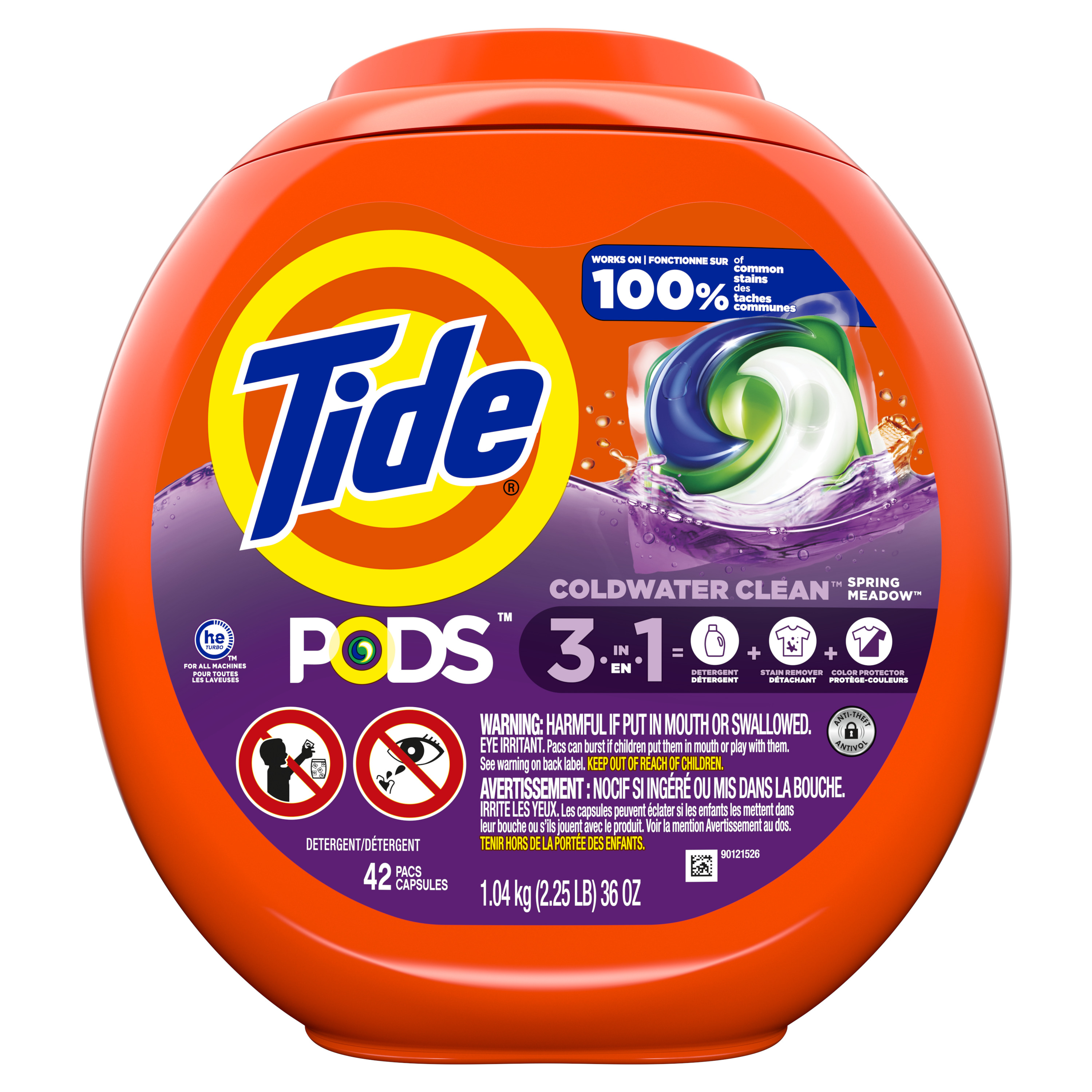 Order Tide Pods Liquid Laundry Detergent Pacs, Spring Meadow - 42 ct food online from Rite Aid store, Williamsville on bringmethat.com