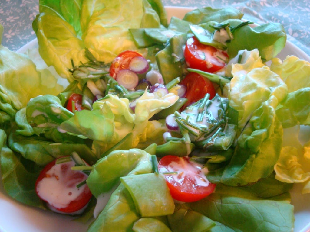 Order Garden Salad - Salad food online from Little Italy Pizza store, Brooklyn on bringmethat.com