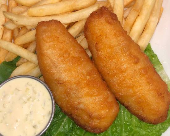 Order Fish and Chips 2 pcs.  food online from Kabab Plus store, Thousand Oaks on bringmethat.com