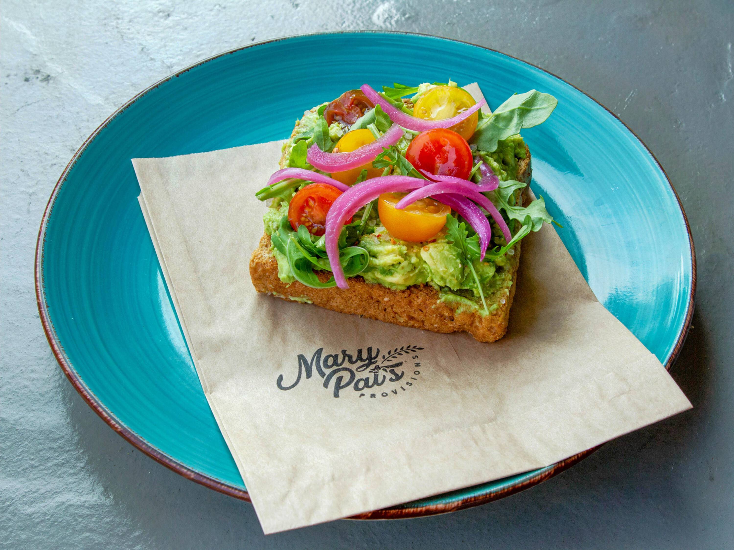 Order Avocado on Multi Toast food online from Mary Pat's Provisions store, Kennett Square on bringmethat.com