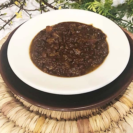 Order Black Bean Soup food online from Pom & Olive store, Costa Mesa on bringmethat.com