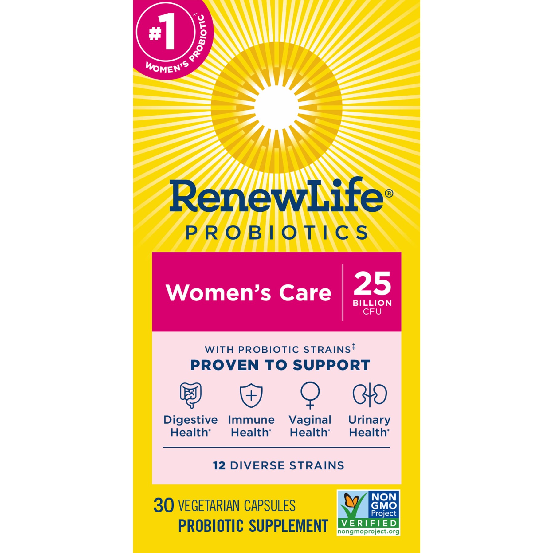 Order Renew Life Ultimate Flora Women's Care Probiotic Capsules - 25 Billion CFU, 30 ct food online from Rite Aid store, Cathedral City on bringmethat.com