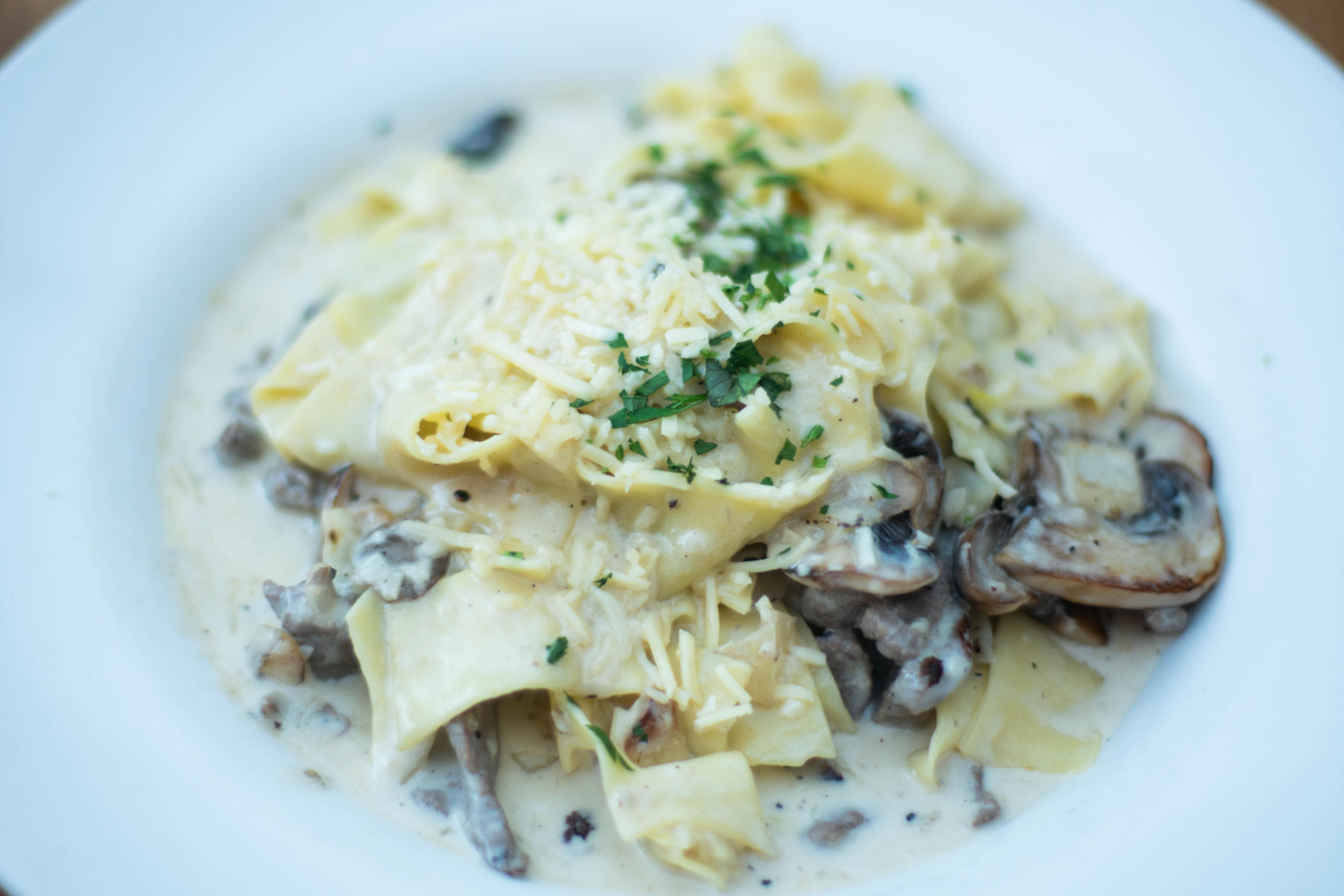 Order Beef Stroganoff Family Meal food online from Finnegan's store, Novato on bringmethat.com