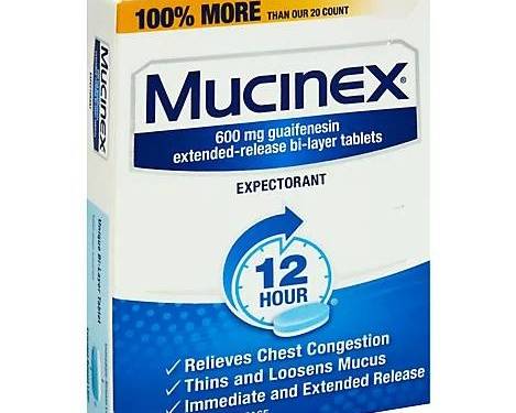 Order Mucinex - 12 Hour - 40 Tablets food online from East Cooper Family Pharmacy store, Mt Pleasant on bringmethat.com