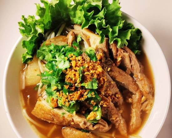 Order Braised Duck Noodles food online from Bangkok Thai Express Restaurant store, San Rafael on bringmethat.com