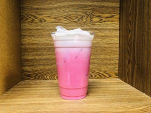 Order Thai Iced Pink Milk food online from Thaihot2 store, Minot on bringmethat.com
