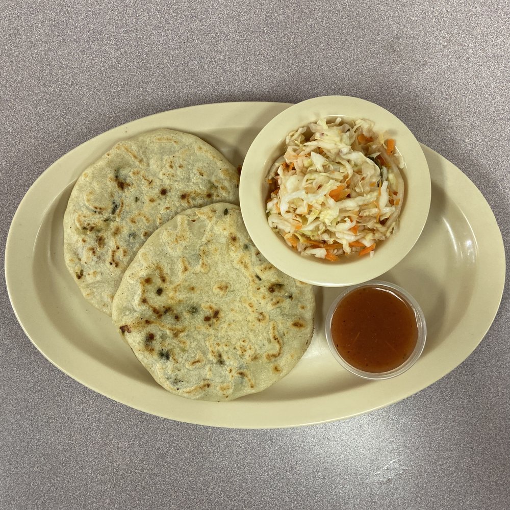 Order Clasicas Pupusa food online from Los Reyes Salvadorian Food store, Cathedral City on bringmethat.com