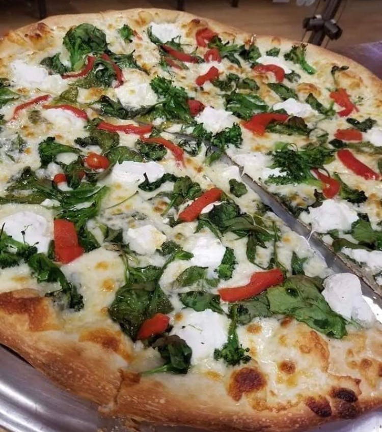 Order Popeye Pizza - Small 12" food online from Buffalo House store, Philadelphia on bringmethat.com