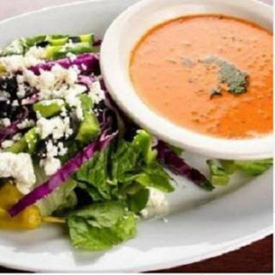 Order Soup & Salad Combo food online from New York Pizzeria store, Houston on bringmethat.com